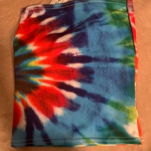 tie dye neck face mask